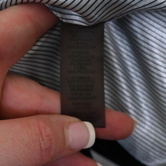 Calvin Klein Women's 12 Black One Button Front Lined Blazer - Picture 8 of 8